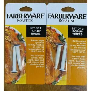 Farberware Roasting Pop-Up Timers - Two sets of Two - NEW - Total timers = 4